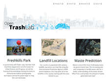 Tablet Screenshot of opentrashlab.com
